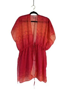 Juicy Couture Ombre Swim Cover up Pink Orange O/S